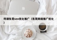 何谓东莞seo优化推广（东莞网络推广优化）