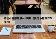 微信小程序开发api调用（微信小程序开发接口）