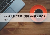 seo优化推广公司（网站SEO优化推广公司）