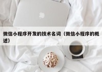 微信小程序开发的技术名词（微信小程序的概述）