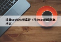 滦县seo优化哪家好（河北seo网络优化培训）