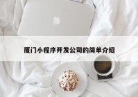 厦门小程序开发公司的简单介绍