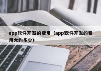 app软件开发的费用（app软件开发的费用大约多少）