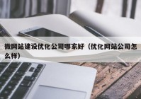 微网站建设优化公司哪家好（优化网站公司怎么样）